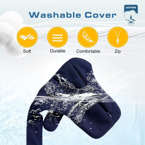 Electric Neck Heat Pad Cordless Rechargeable Neck Warmer for Neck Pain Relief with Washable Cover