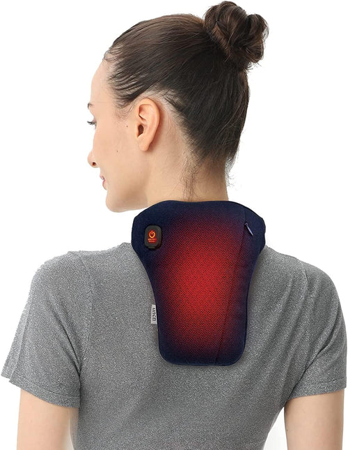 Electric Neck Heat Pad Cordless Rechargeable Neck Warmer for Neck Pain Relief with Washable Cover